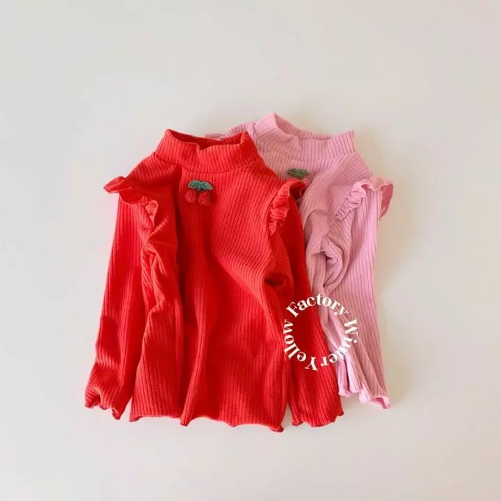 Yellow Factory - Korean Children Fashion - #fashionkids - Kids Cherry Teer - 10