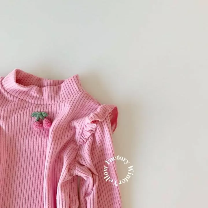 Yellow Factory - Korean Children Fashion - #kidsshorts - Kids Cherry Teer - 11