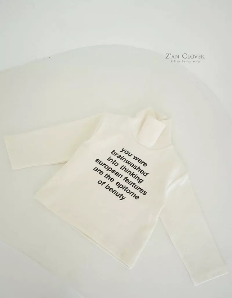 Zan Clover - Korean Children Fashion - #Kfashion4kids - Lettering Tee - 3