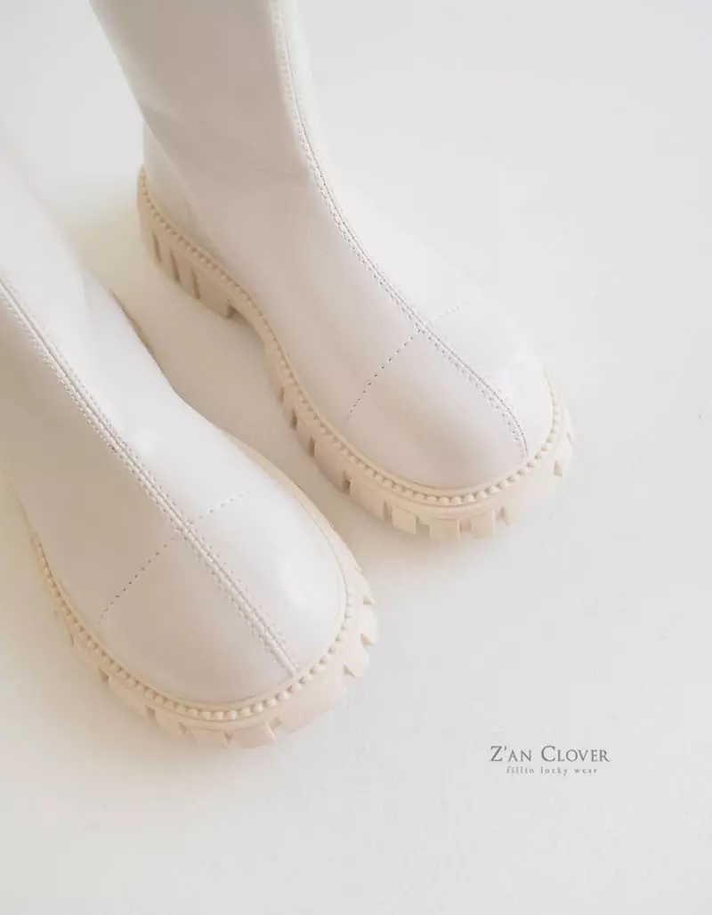 Zan Clover - Korean Children Fashion - #Kfashion4kids - Leather Long Boots - 8