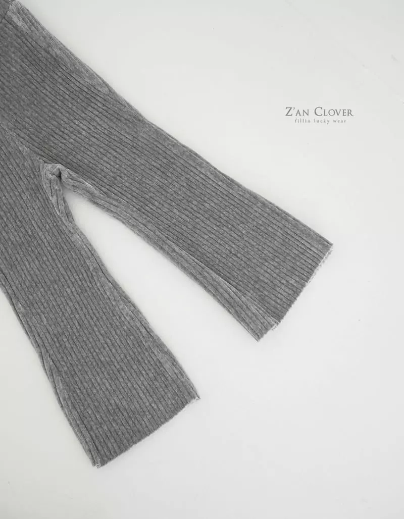 Zan Clover - Korean Children Fashion - #childofig - Veloure Pants - 5