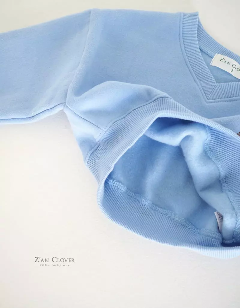 Zan Clover - Korean Children Fashion - #childofig - Pastelo V Fleece Sweatshirt - 10