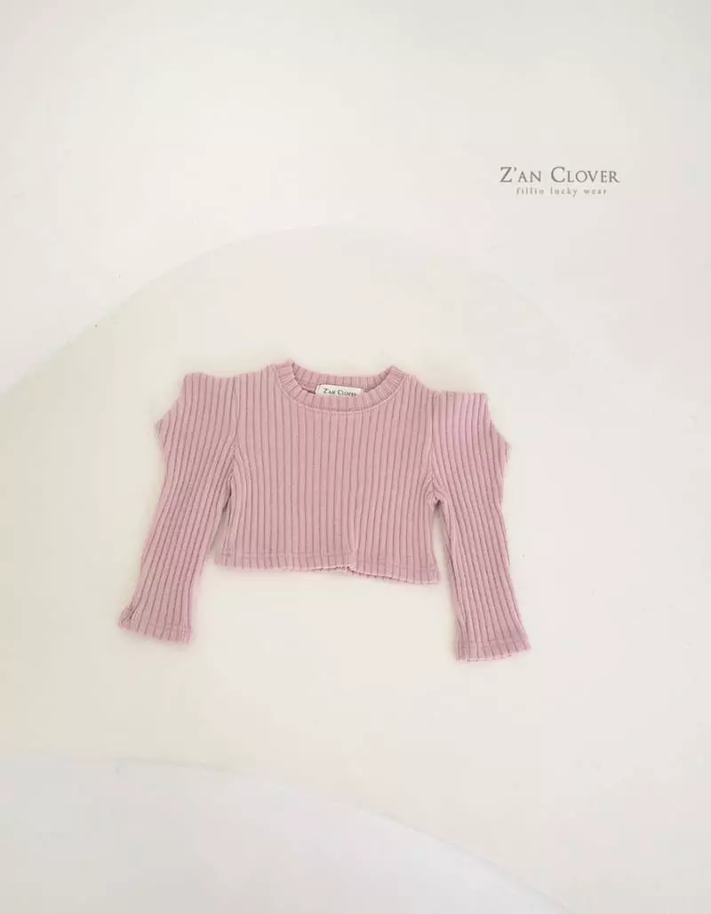 Zan Clover - Korean Children Fashion - #childofig - Edge Crop Tee - 5