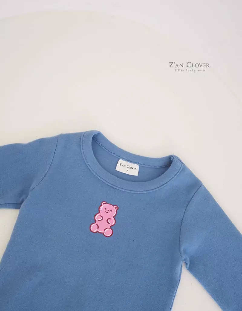 Zan Clover - Korean Children Fashion - #childofig - Pink Teddy Tee - 4
