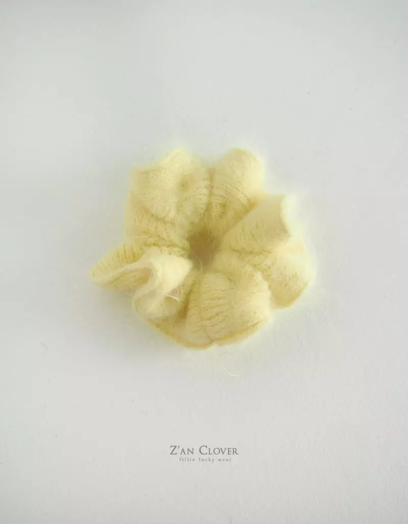 Zan Clover - Korean Children Fashion - #childofig - Knit Hairring - 8
