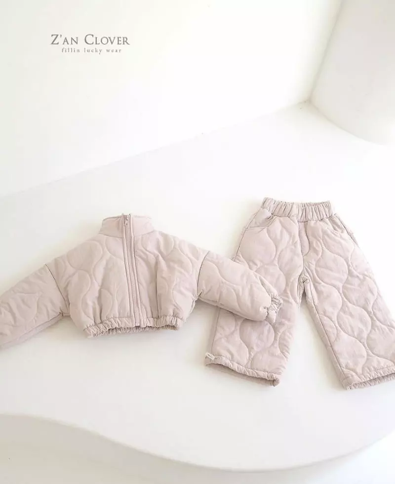 Zan Clover - Korean Children Fashion - #childofig - Quilting Crop Jumper - 5