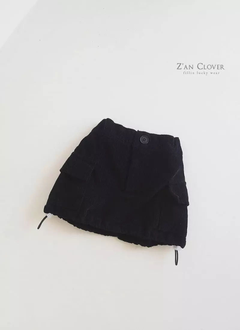 Zan Clover - Korean Children Fashion - #childofig - Rib Cargo Skirt - 6