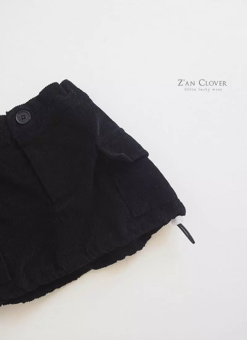 Zan Clover - Korean Children Fashion - #childofig - Rib Cargo Skirt - 7