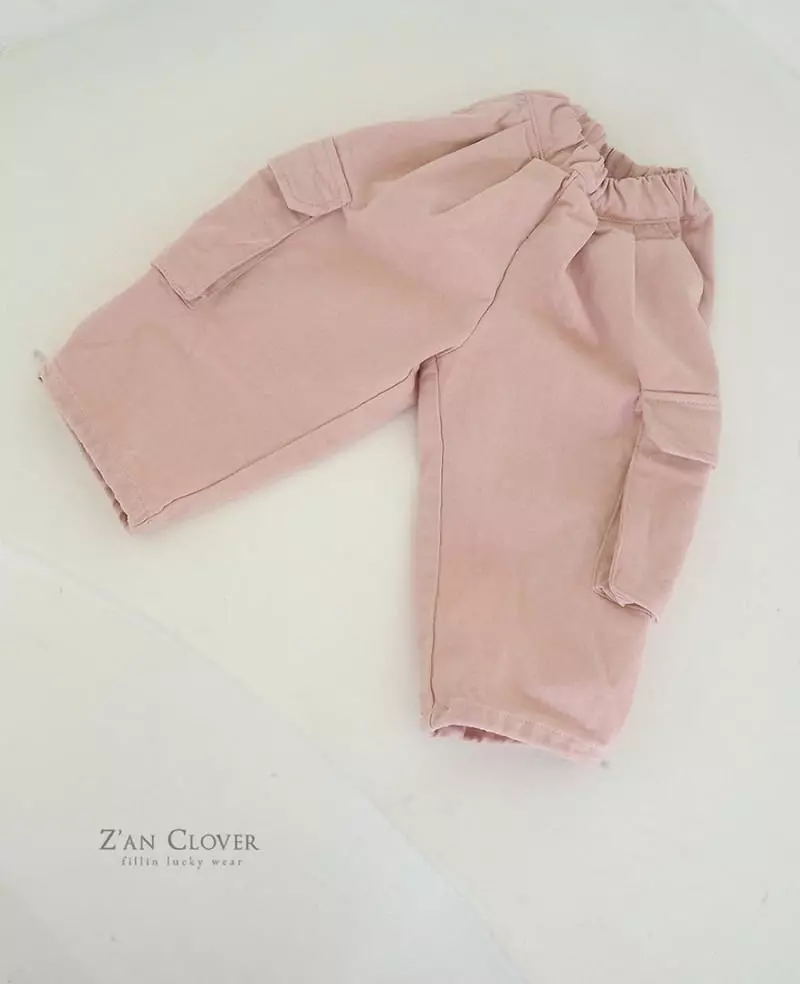 Zan Clover - Korean Children Fashion - #childofig - Peach Cargo Pants - 3