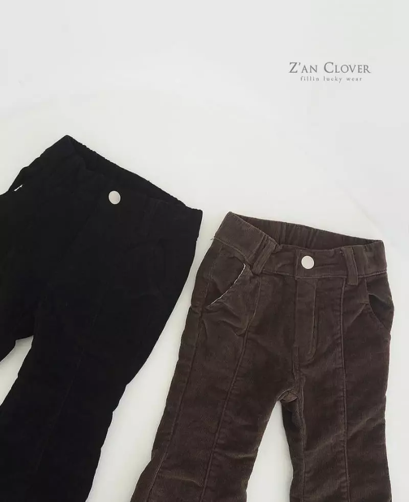 Zan Clover - Korean Children Fashion - #childofig - Fleece Rib Pants - 2