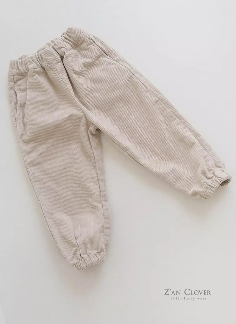 Zan Clover - Korean Children Fashion - #childofig - Rib Pants