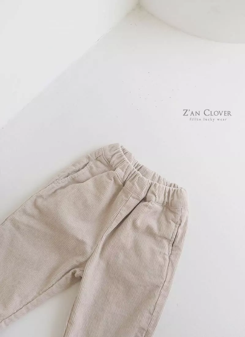 Zan Clover - Korean Children Fashion - #childofig - Rib Pants - 2