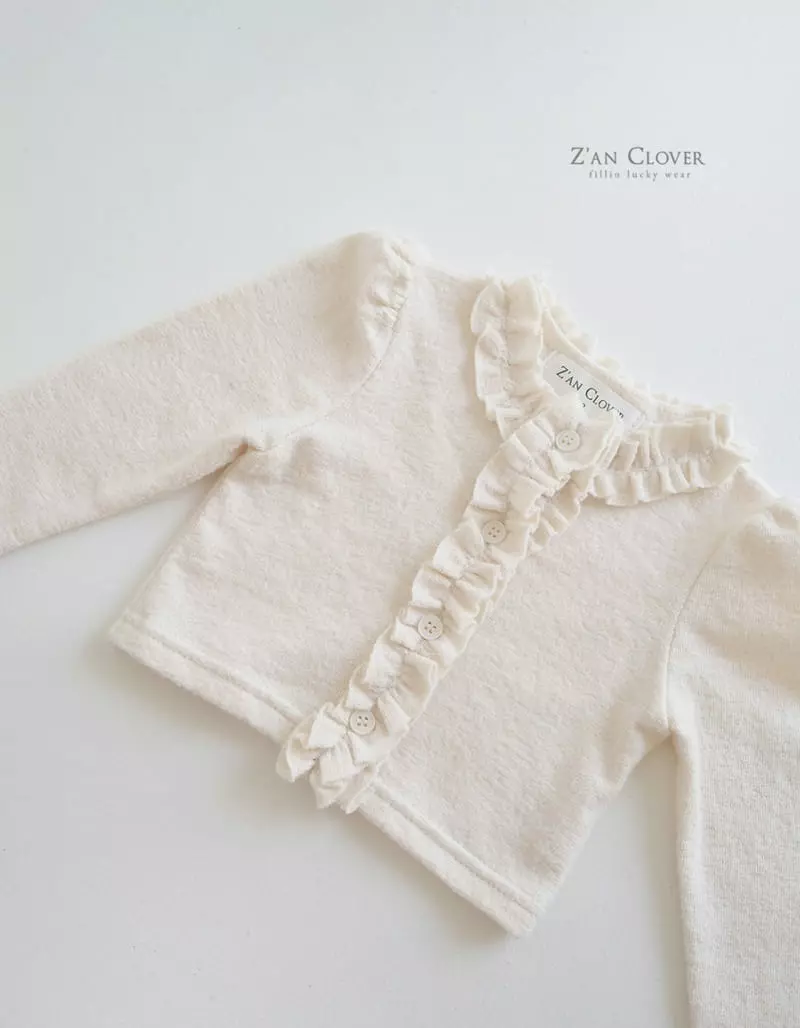 Zan Clover - Korean Children Fashion - #childrensboutique - Jenny Frill Cardigan - 3