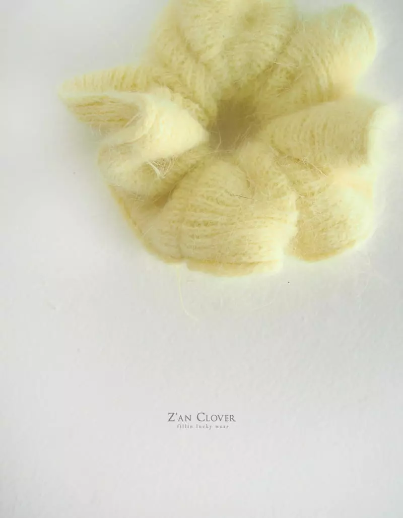 Zan Clover - Korean Children Fashion - #childrensboutique - Knit Hairring - 9