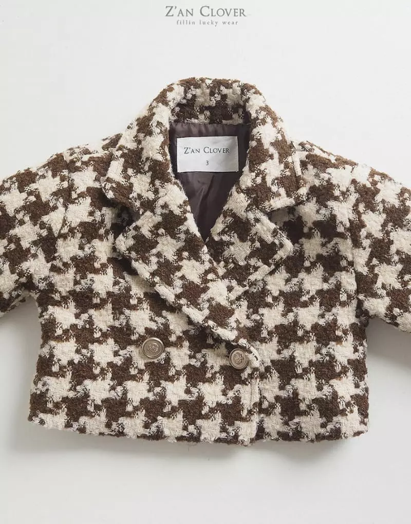 Zan Clover - Korean Children Fashion - #childofig - Hound Half Jacket - 4