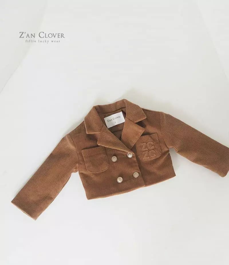 Zan Clover - Korean Children Fashion - #childrensboutique - Rib Crop Jacket - 3