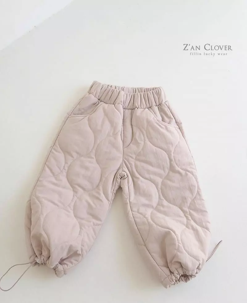 Zan Clover - Korean Children Fashion - #childrensboutique - Quilting Boxy Pants - 6