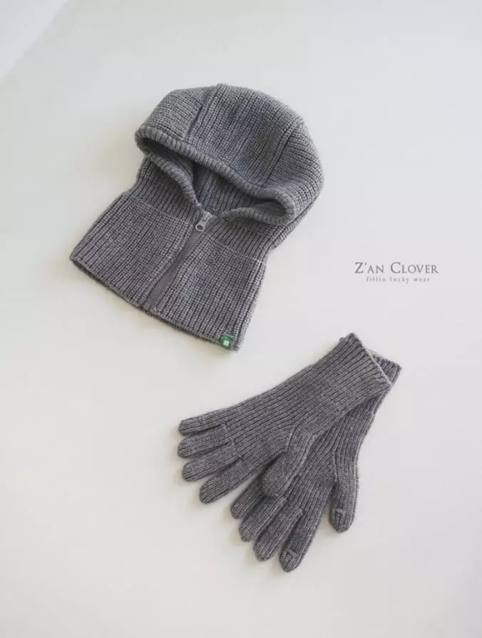 Zan Clover - Korean Children Fashion - #childrensboutique - Zipper Baraclava - 12