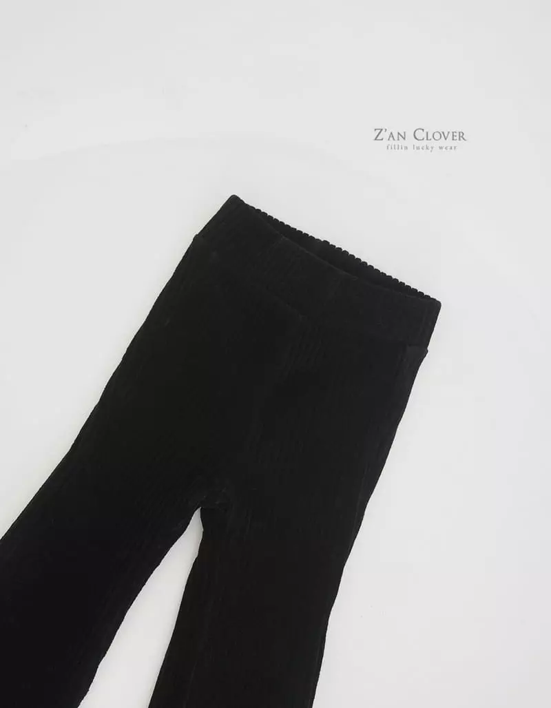 Zan Clover - Korean Children Fashion - #designkidswear - Veloure Pants - 7