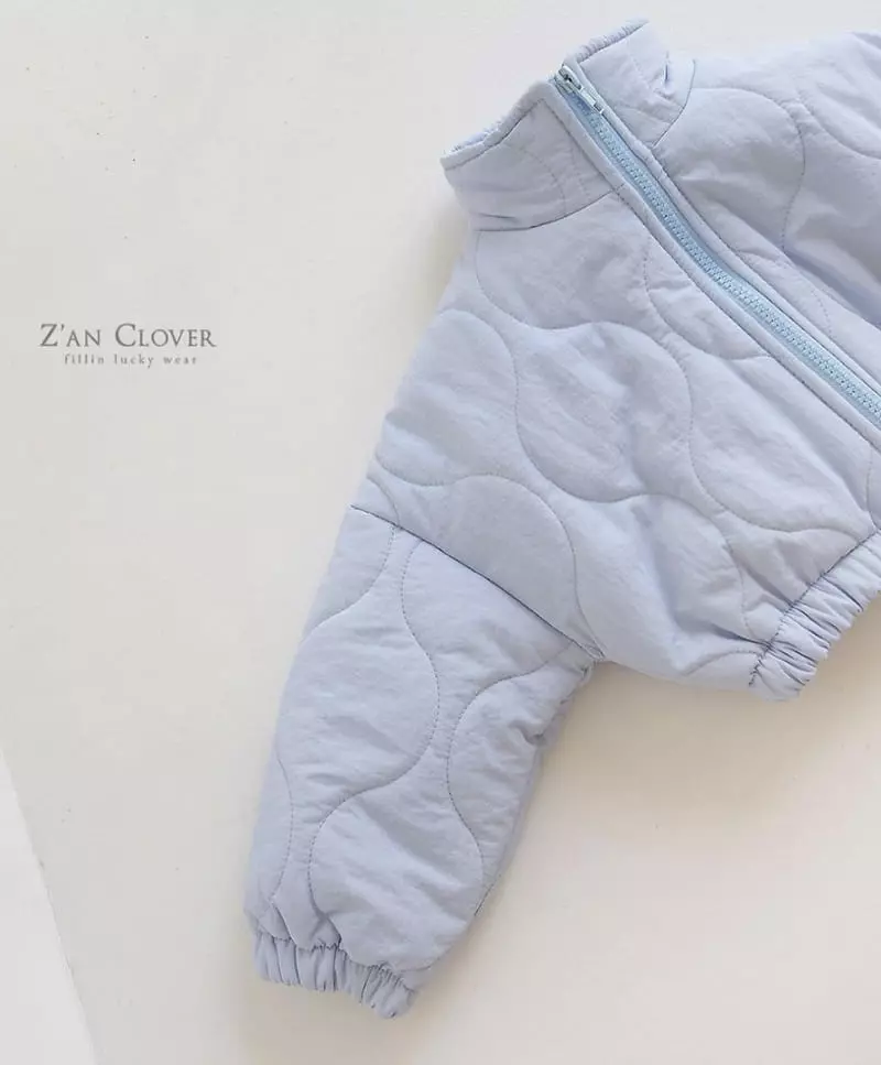 Zan Clover - Korean Children Fashion - #designkidswear - Quilting Crop Jumper - 7