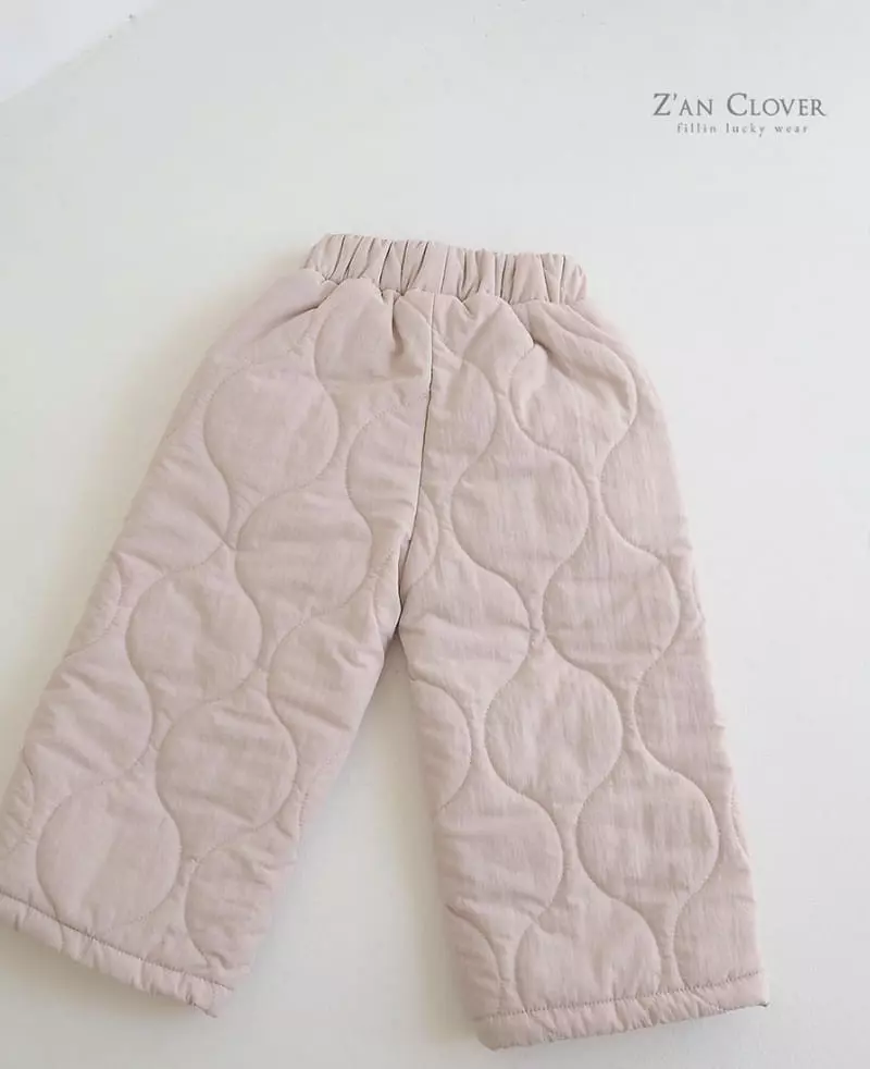 Zan Clover - Korean Children Fashion - #designkidswear - Quilting Boxy Pants - 7