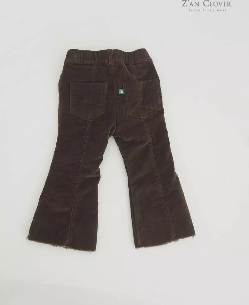 Zan Clover - Korean Children Fashion - #designkidswear - Fleece Rib Pants - 5