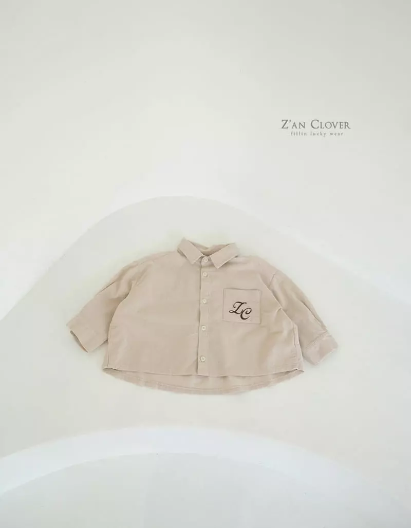 Zan Clover - Korean Children Fashion - #discoveringself - Rib Wide Shirt - 3