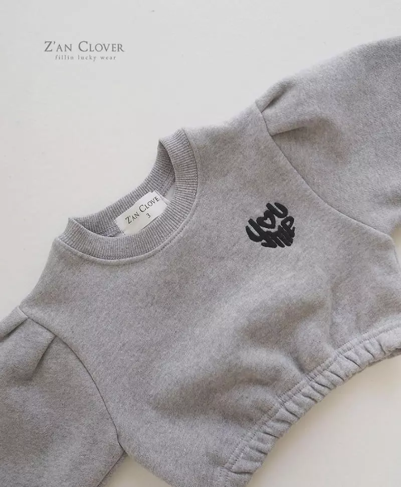 Zan Clover - Korean Children Fashion - #discoveringself - U And Me Crop Set UP - 3