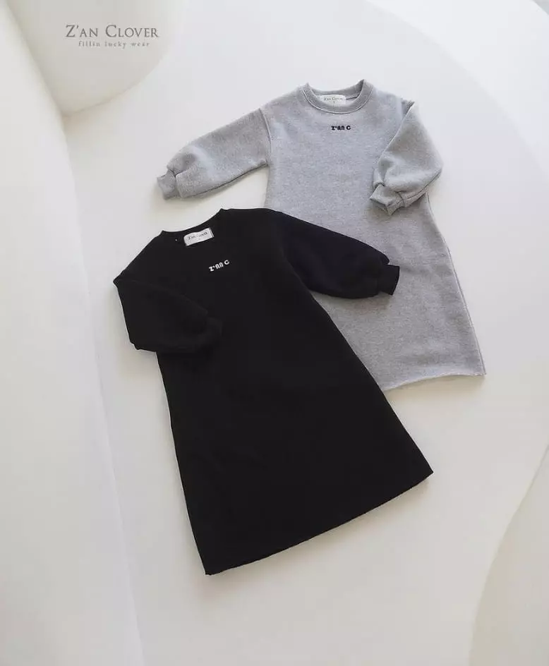 Zan Clover - Korean Children Fashion - #discoveringself - Easy Long One-piece