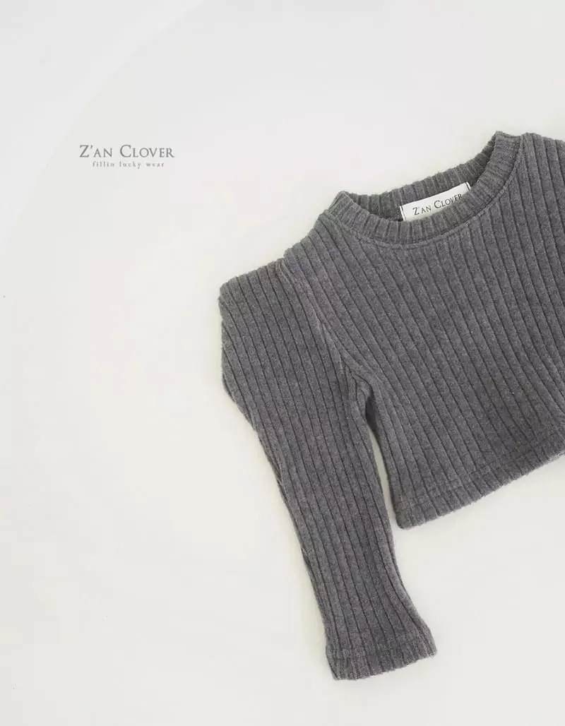 Zan Clover - Korean Children Fashion - #fashionkids - Edge Crop Tee - 10