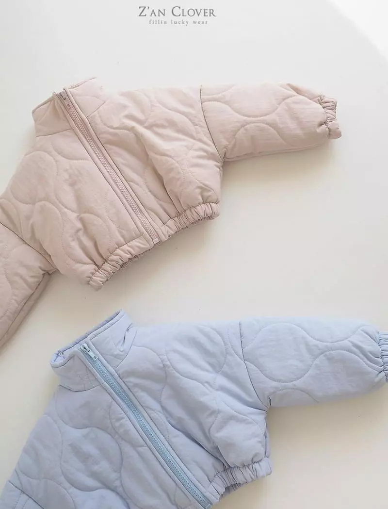 Zan Clover - Korean Children Fashion - #fashionkids - Quilting Crop Jumper - 9