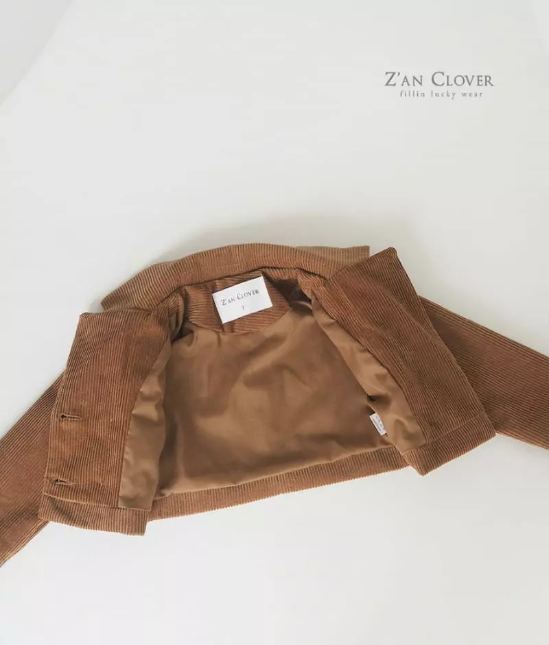 Zan Clover - Korean Children Fashion - #fashionkids - Rib Crop Jacket - 6