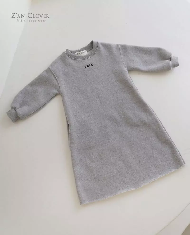 Zan Clover - Korean Children Fashion - #fashionkids - Easy Long One-piece - 2
