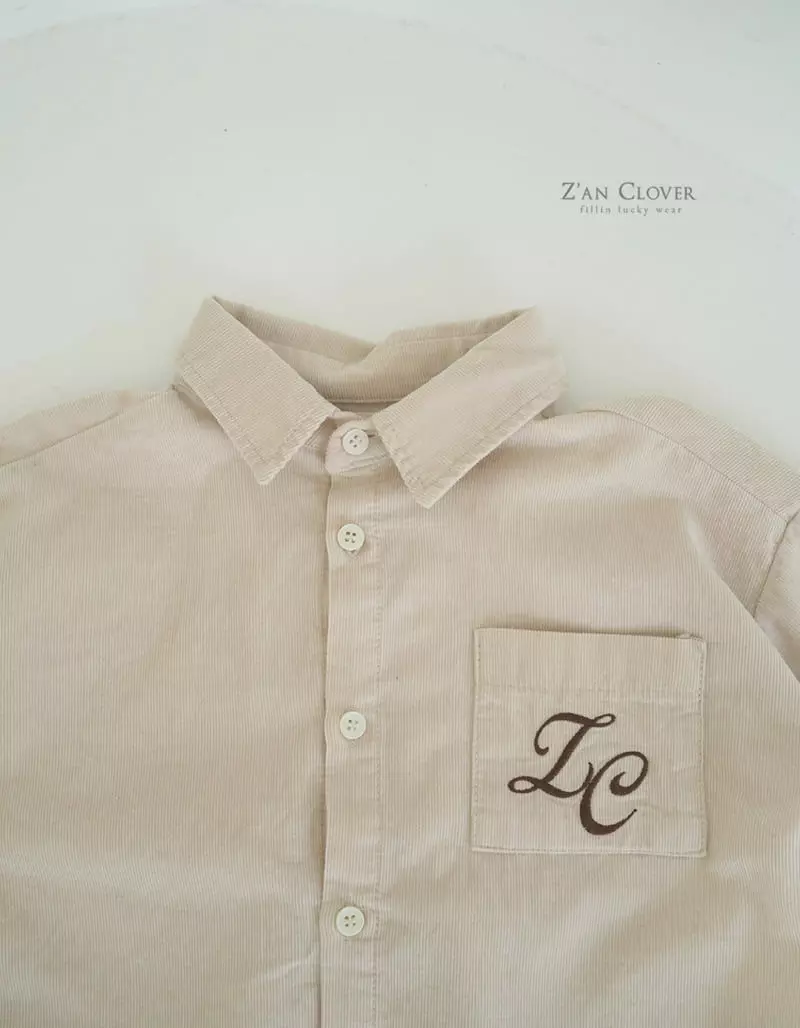 Zan Clover - Korean Children Fashion - #kidsshorts - Rib Wide Shirt - 5