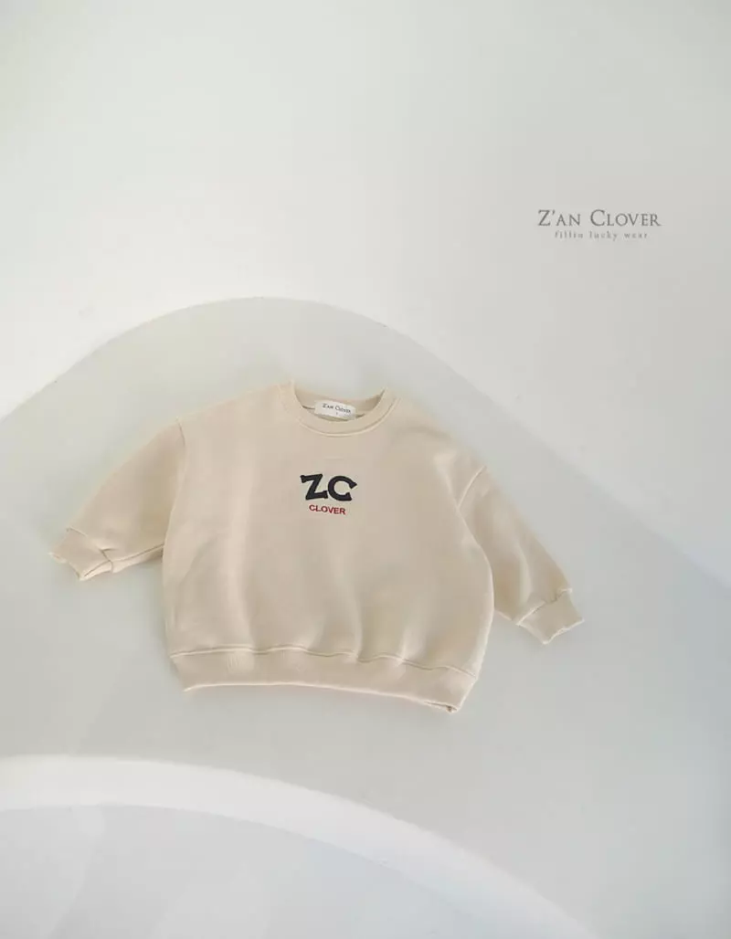 Zan Clover - Korean Children Fashion - #kidsshorts - ZC Boxy Sweatshirt - 2