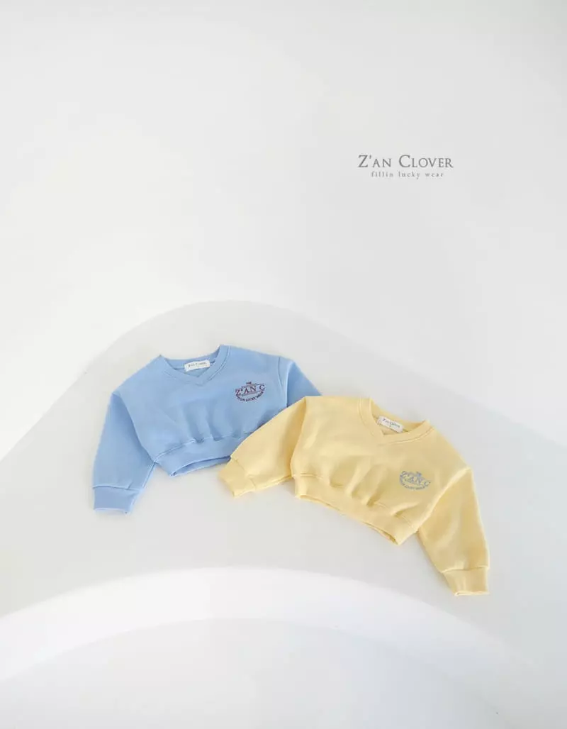 Zan Clover - Korean Children Fashion - #kidsshorts - Pastelo V Fleece Sweatshirt