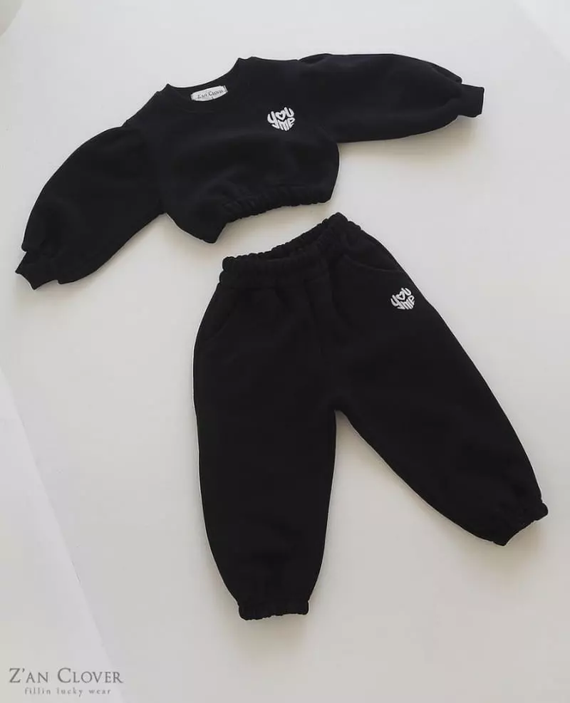 Zan Clover - Korean Children Fashion - #kidsshorts - U And Me Crop Set UP - 5