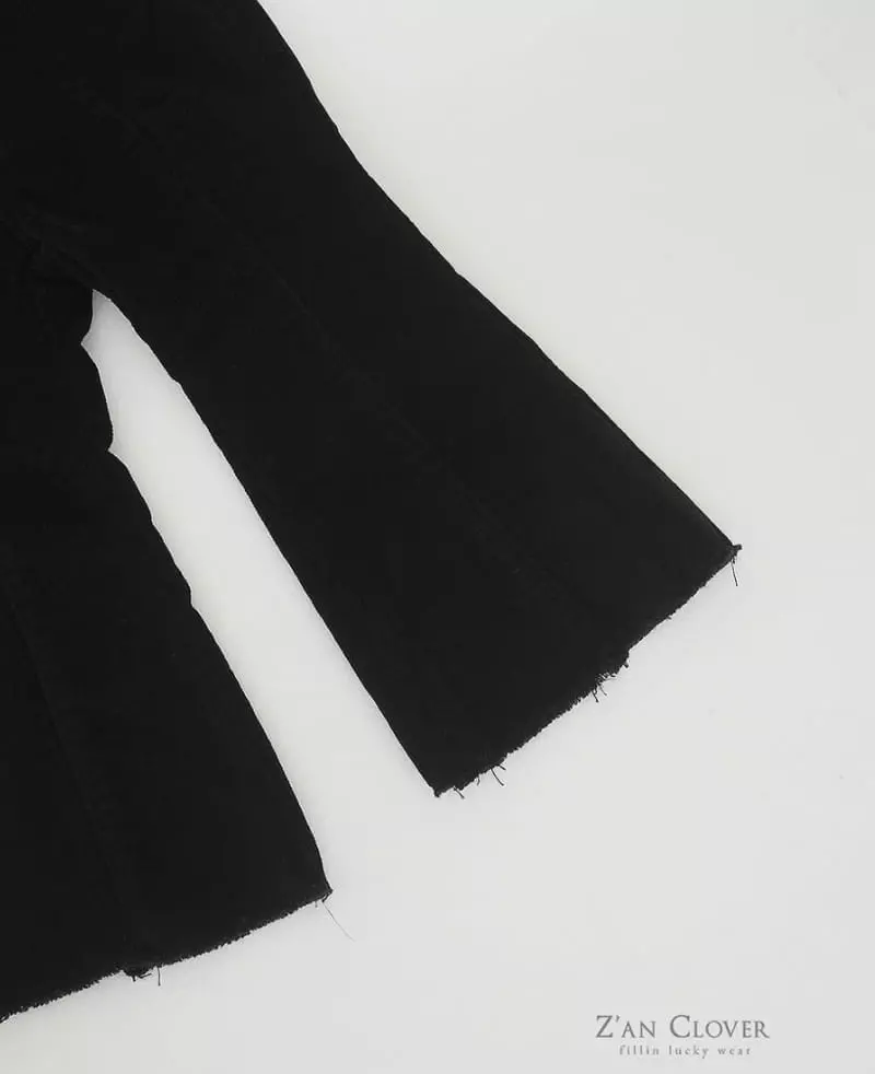 Zan Clover - Korean Children Fashion - #kidsshorts - Fleece Rib Pants - 8