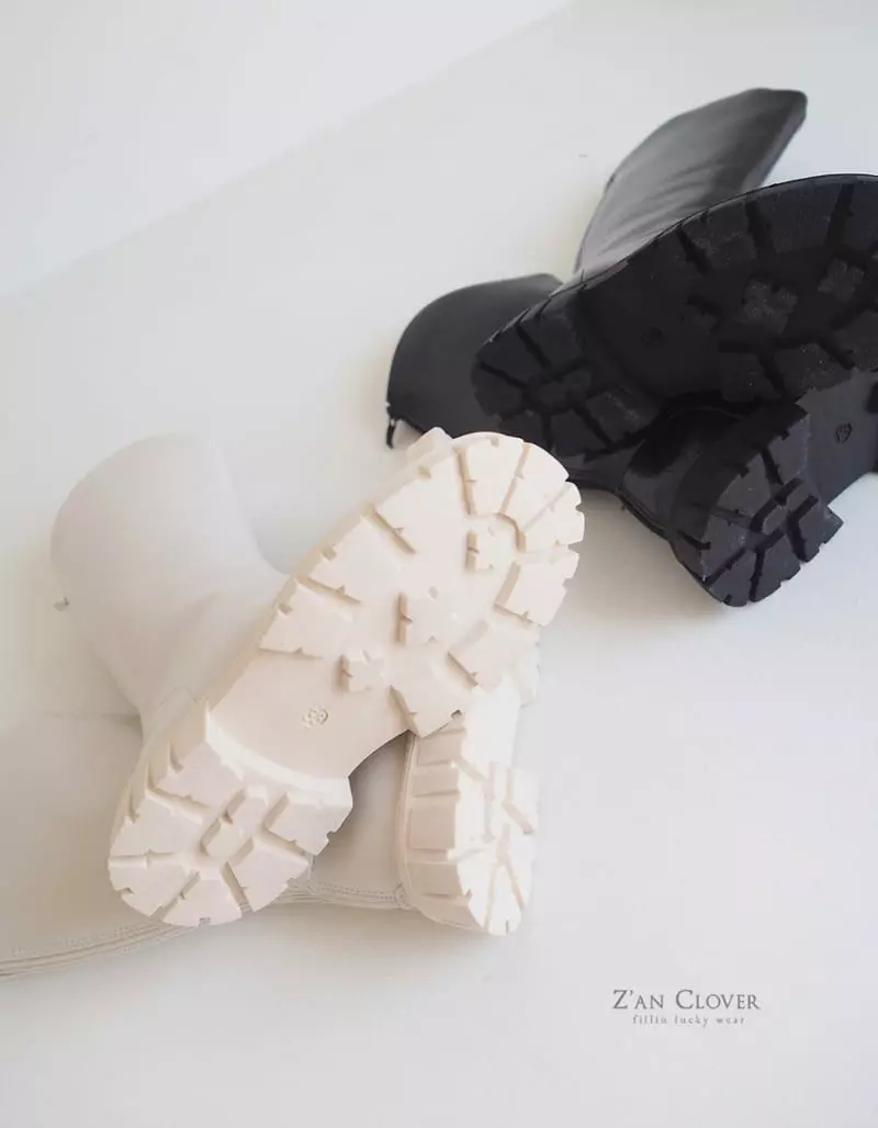 Zan Clover - Korean Children Fashion - #kidsshorts - Leather Long Boots - 5