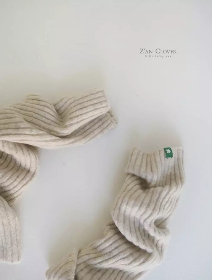 Zan Clover - Korean Children Fashion - #kidsshorts - Knit Treg Warmer - 3
