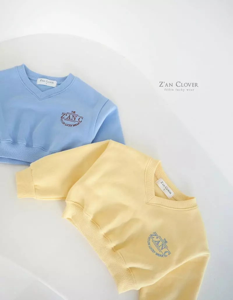 Zan Clover - Korean Children Fashion - #kidsstore - Pastelo V Fleece Sweatshirt - 2