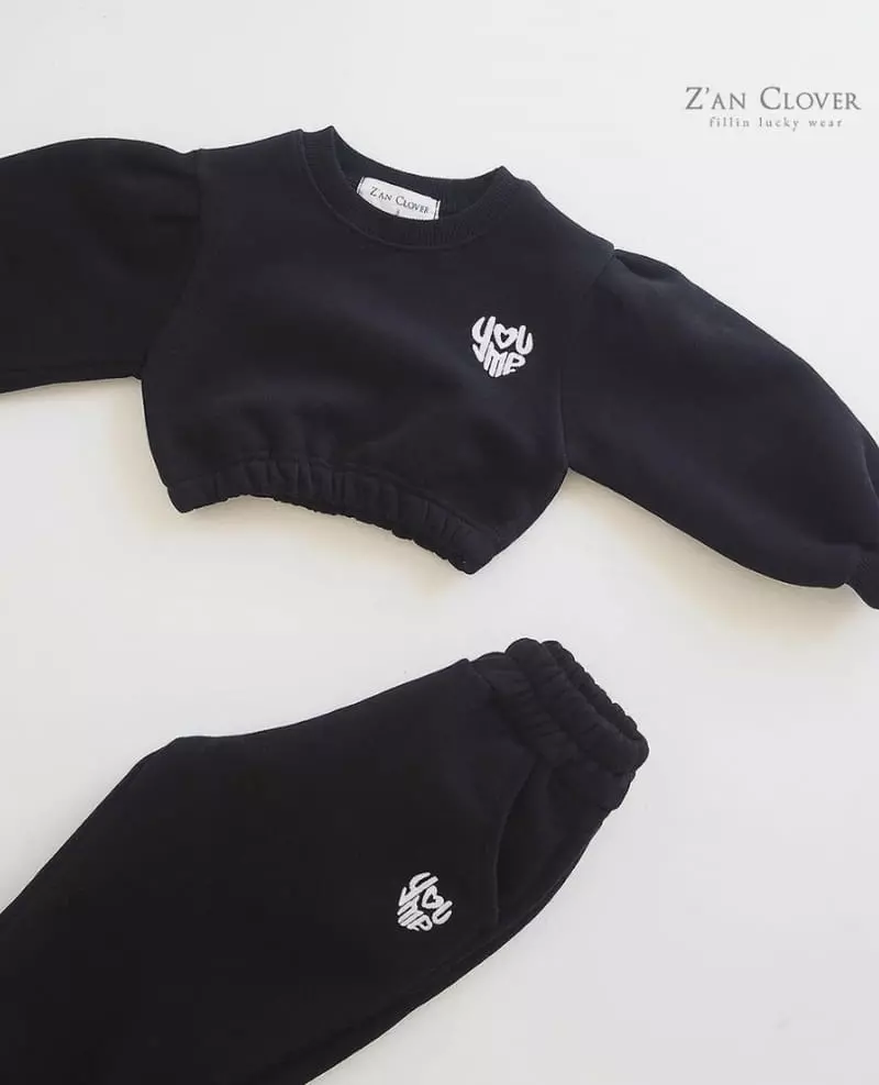 Zan Clover - Korean Children Fashion - #kidsstore - U And Me Crop Set UP - 6