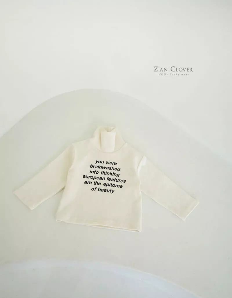 Zan Clover - Korean Children Fashion - #kidzfashiontrend - Lettering Tee - 2