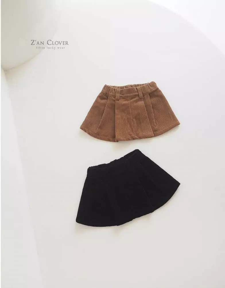 Zan Clover - Korean Children Fashion - #kidzfashiontrend - Rib Miu Skirt