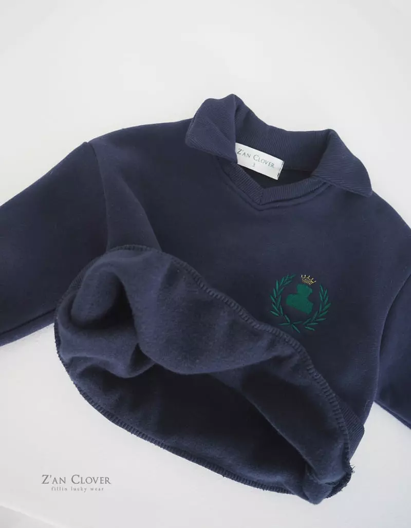Zan Clover - Korean Children Fashion - #littlefashionista - Teddy Fleece Sweatshirt - 7