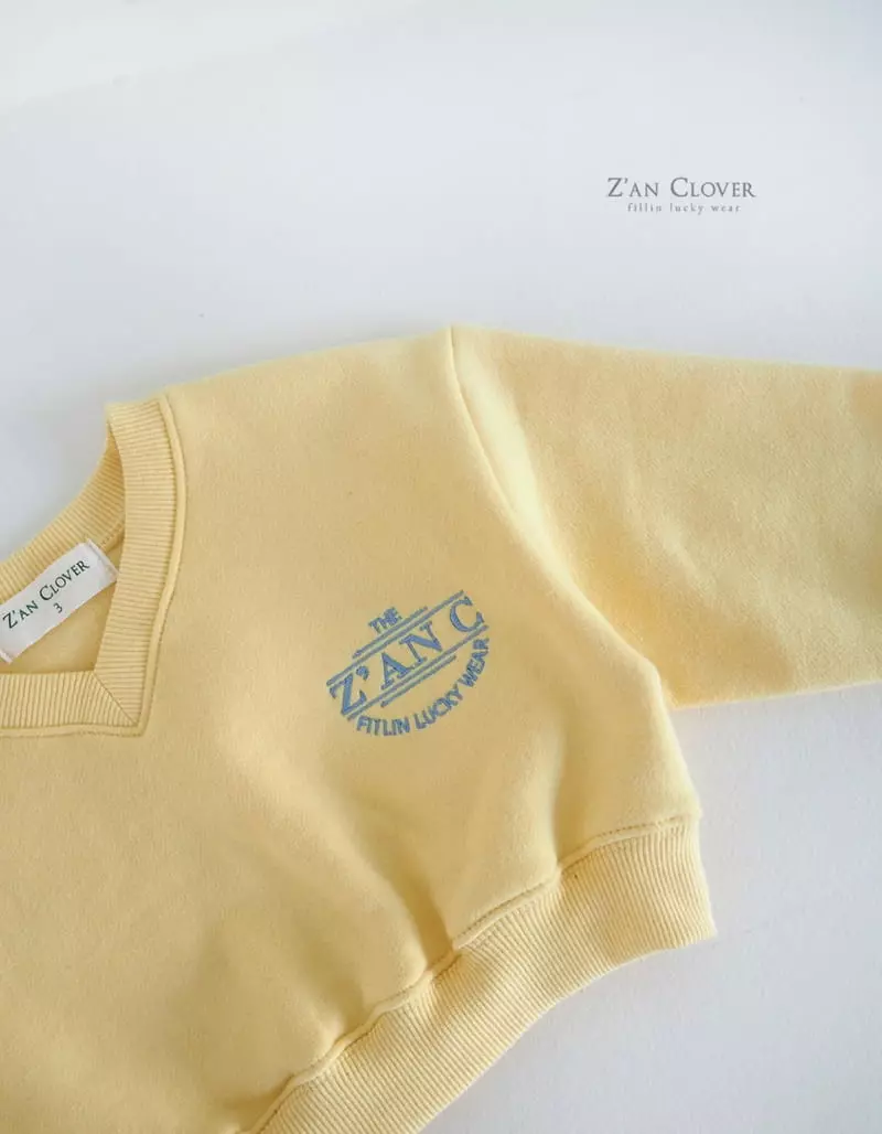 Zan Clover - Korean Children Fashion - #littlefashionista - Pastelo V Fleece Sweatshirt - 5