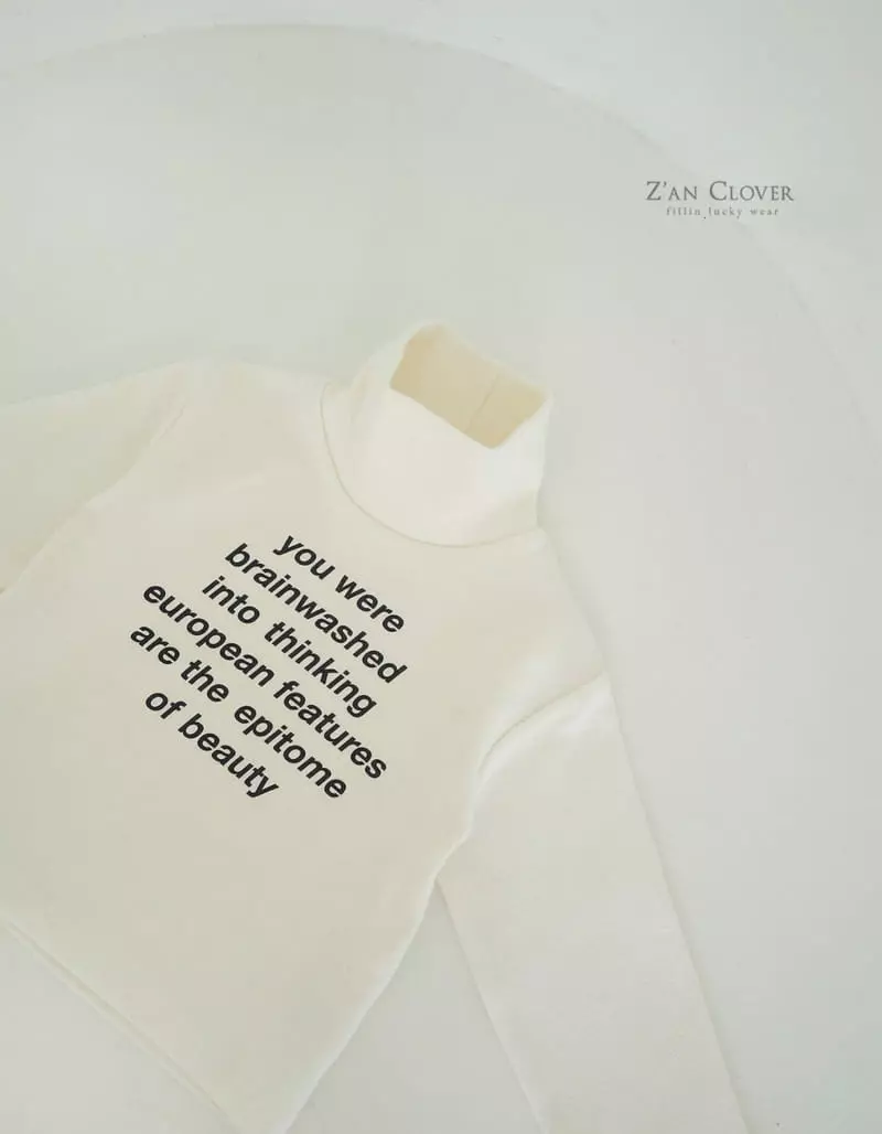 Zan Clover - Korean Children Fashion - #Kfashion4kids - Lettering Tee - 4