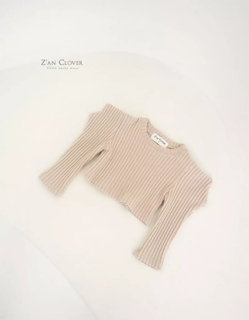 Zan Clover - Korean Children Fashion - #magicofchildhood - Edge Crop Tee - 2