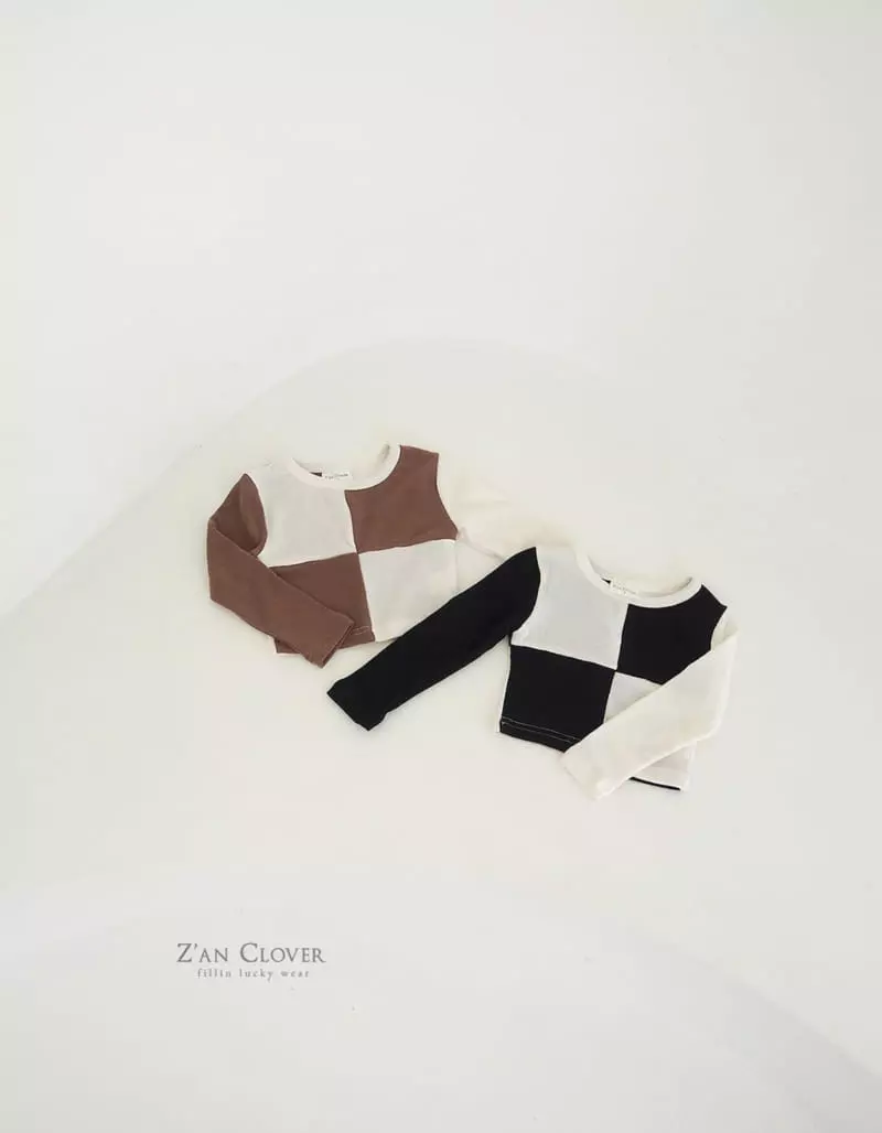 Zan Clover - Korean Children Fashion - #magicofchildhood - Crop Block Tee