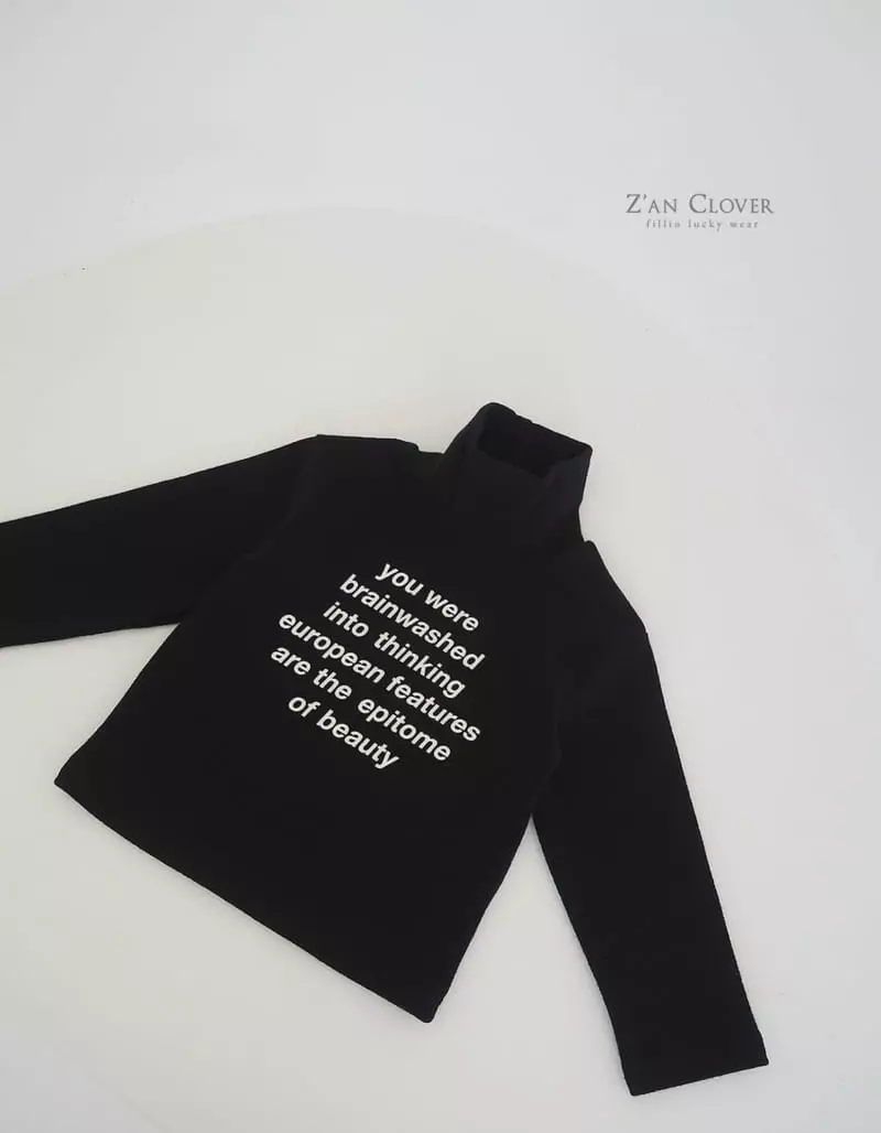 Zan Clover - Korean Children Fashion - #minifashionista - Lettering Tee - 6